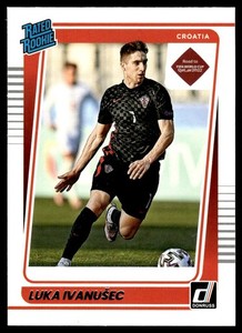2021 Donruss Optic Red Velocity Luka Ivanusec Croatia #200