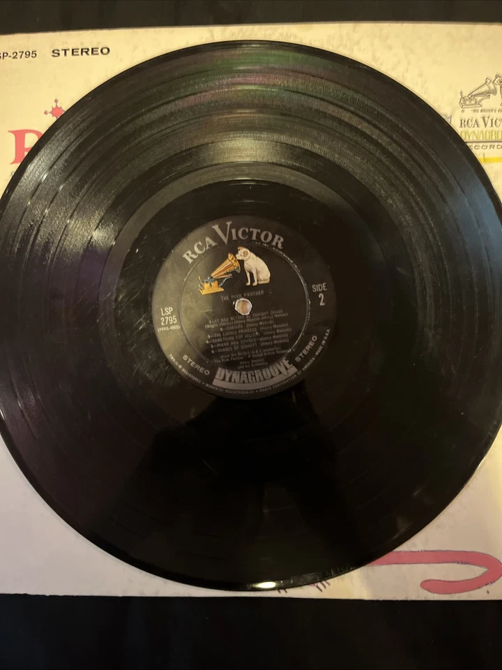 The Pink Panther Soundtrack LP Henry Mancini 1963 Vinyl Record Album Foto 3 de 4