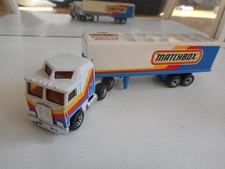 Matchbox Convoy Kenworth + Anhänger „Matchbox“ in Weiß