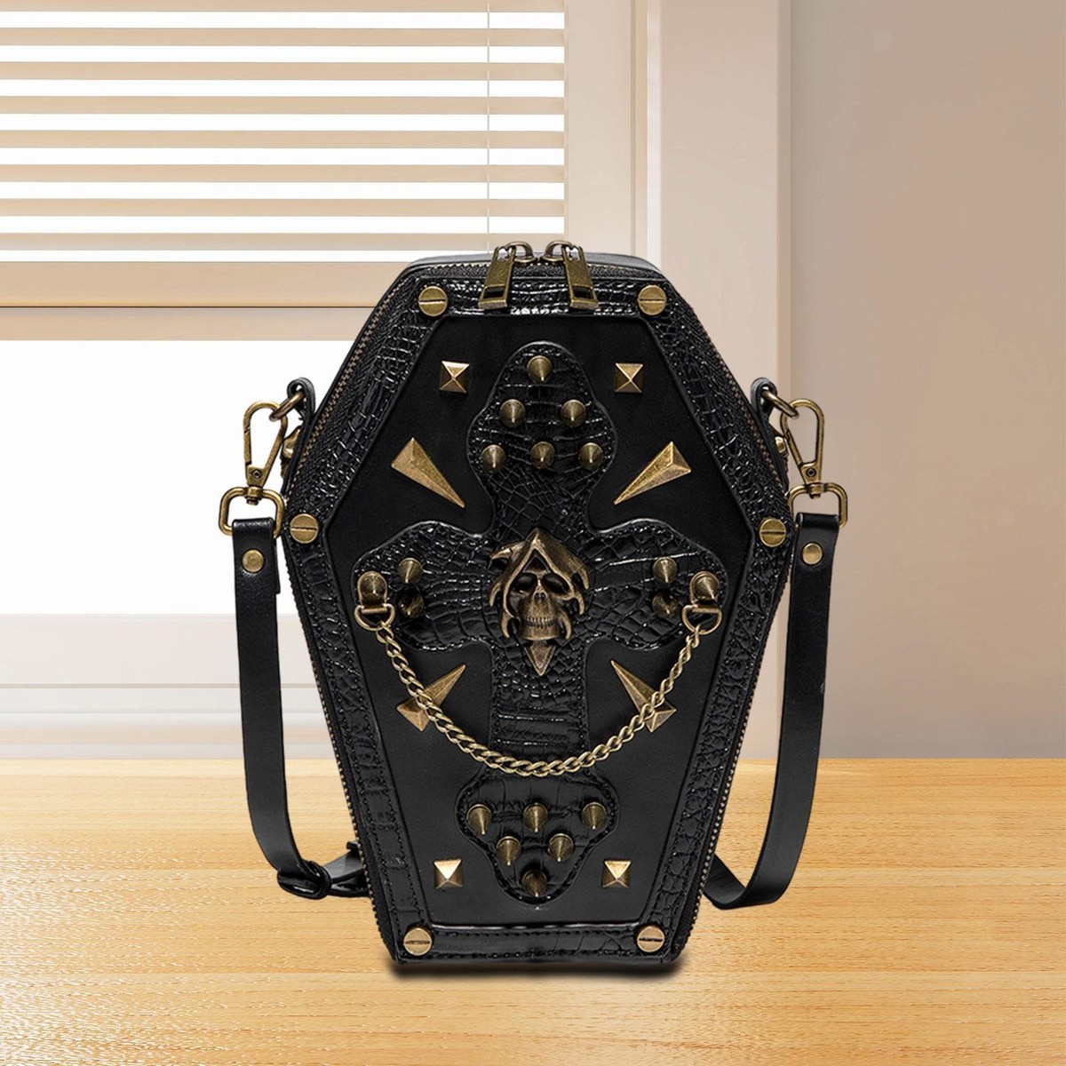 archive shoulder handbag y2k studs 00s Y2K】leather shoulder bag