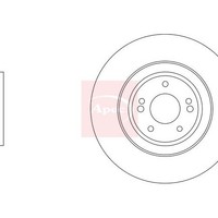 Apec Lexus UX AA1 AH1 MA1 2018 Bremsscheiben Vorne (Einzeln)