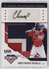 2019 Panini USA Baseball Stars & Stripes 6/25 Christopher Paciolla Auto gl2