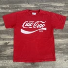 Vintage Firenze Ciao Ciao Italia Coca Cola Style Red Cotton T-shirt Youth 10-12