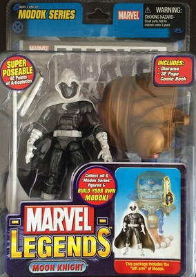 Marvel Legends 6 Inch #15 [Modok] Moon Knight [Black] [Toys & Hobbies]