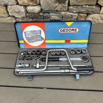 Vintage Gedore Steckschlüsselsatz - ED19 TAWX 