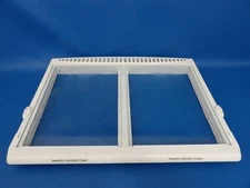 Kenmore Refrigerator 25370609415 Crisper Cover Frame & Glass 240364794 240350608