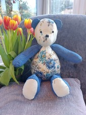 Handmade Memory Bear 18" height sitting memories loved ones