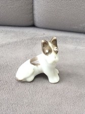 Small Figurine Porcelain Dog Japan