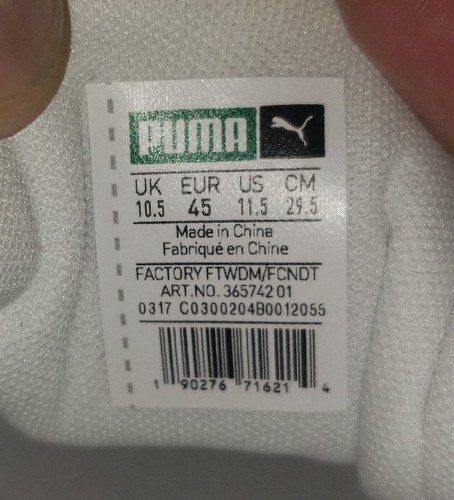 PUMA CLYDE PRIDE NYC RAINBOW US SIZE 11.5 SHOES LGBTQ 365742-01 LACES 2017 - Picture 2 of 12
