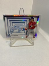 2022 Bowman in 3D Jarren Duran RC Chrome Insert Parallel Boston Red Sox #B3D-10