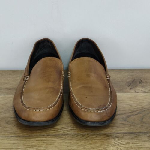 Rockport Commuter venezianischer Halbschuh Herren US 16 hellbraun braun Leder weich bequem - Bild 2 von 10
