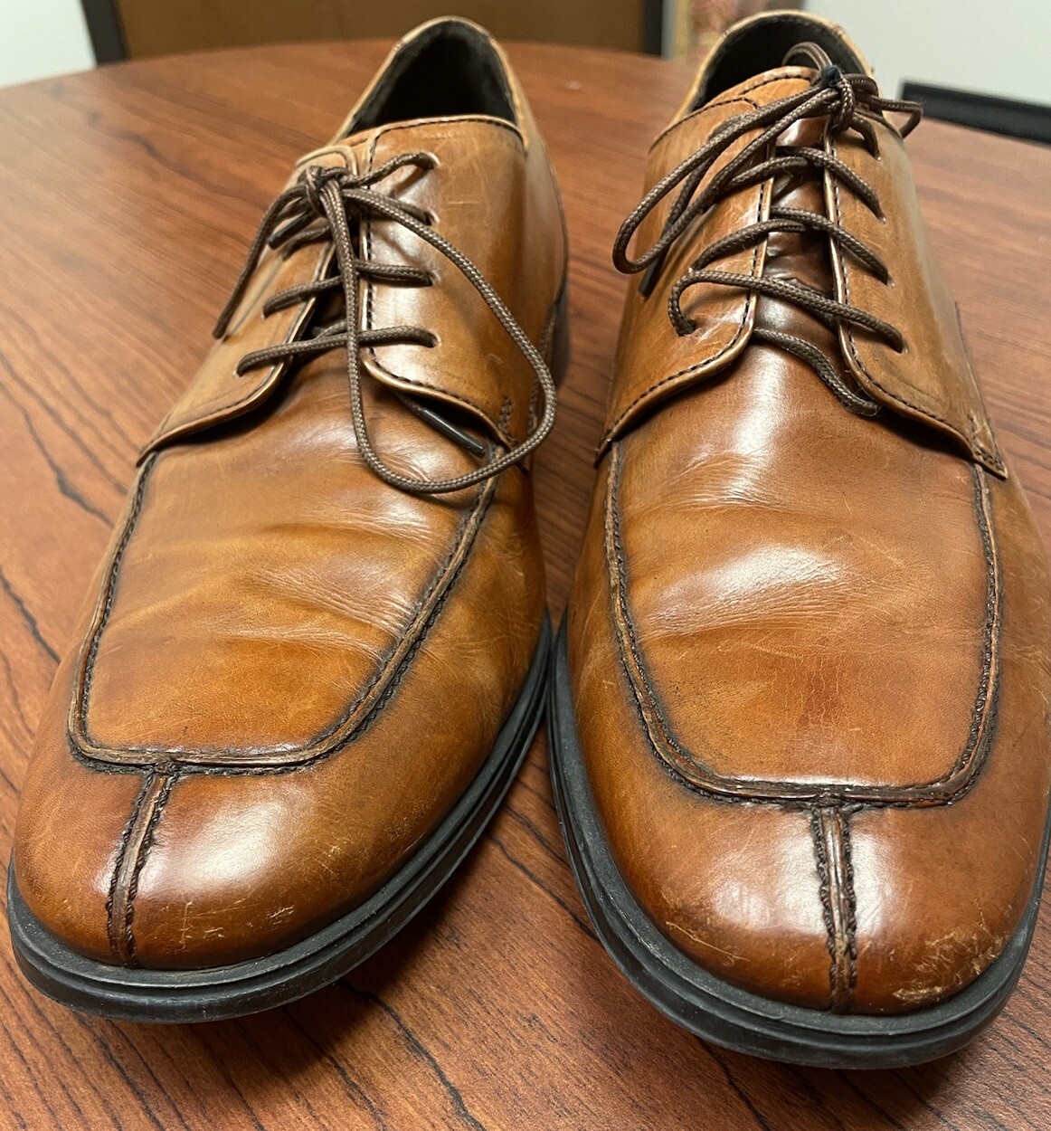 SAOLA Scarpe Oxford Cole Haan X Air da uomo punta divisa in pelle C09161 British Tan 9 5 M