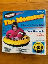NEW 39 INCH The MONSTER TORPEDO SPORTS SNOW Pool TUBE SLED Float Decoration 