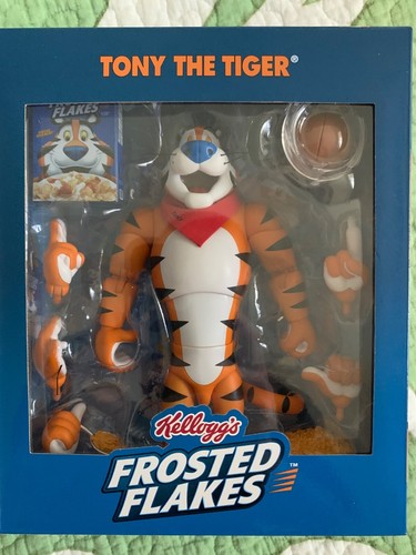 JADA TOYS KELLOGG’S FROSTED FLAKES TONY THE TIGER ACTION FIGURE BRAND NEW - Picture 7 of 8