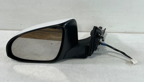 2015-2017 TOYOTA CAMRY LEFT SIDE VIEW DOOR MIRROR W/O CAMERA WHITE (040) # 95202