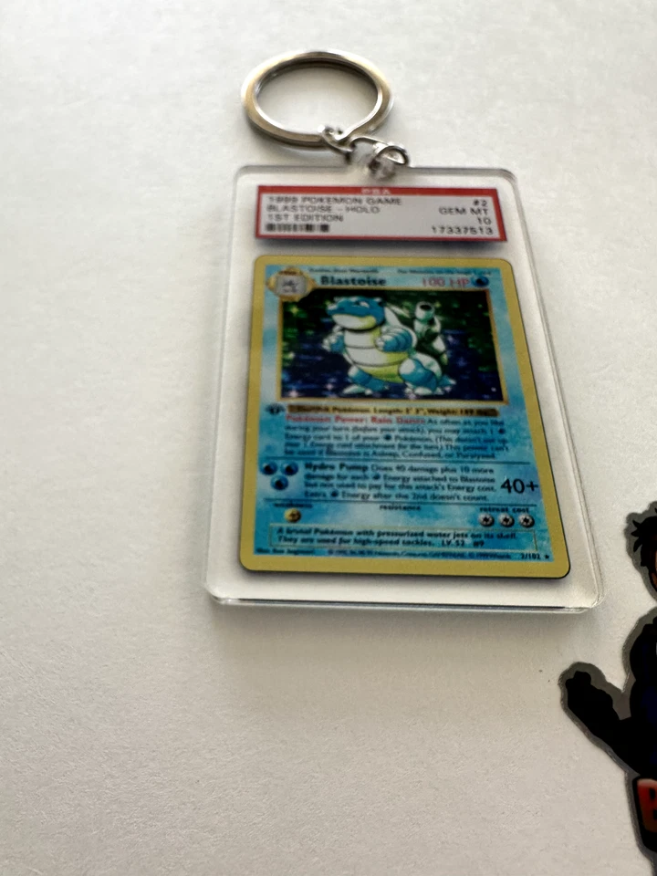 Key Issue Keychains™ - Blastoise - PSA Homage - Pokemon - SALE!! - Image 2 of 4