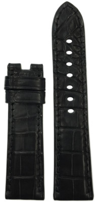 24 XL RIOS1931 for Panatime Black Alligator Watch Band BS For Panerai Deploy