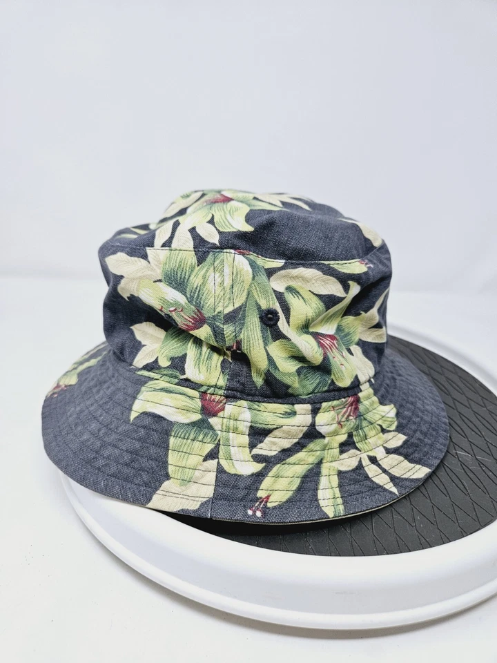 Редкий Polo Ralph Lauren ведро шляпа орхидеи/синий размер маленький б/у Быстрая доставка - Изображение 4 из 4