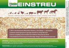 Jumbogras® Elefantengras-Kleintier-Einstreu-Häcksel/lose13l, kleine Haustiere