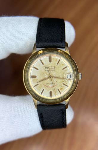 Invicta Rotomatic 25 Juwelen Vintage Plakette G20 EPSA Unishock 24952