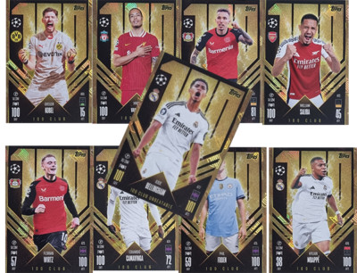 Topps Champions League 2024-2025 Club 100, Heritage #397 - #477 zum aussuchen