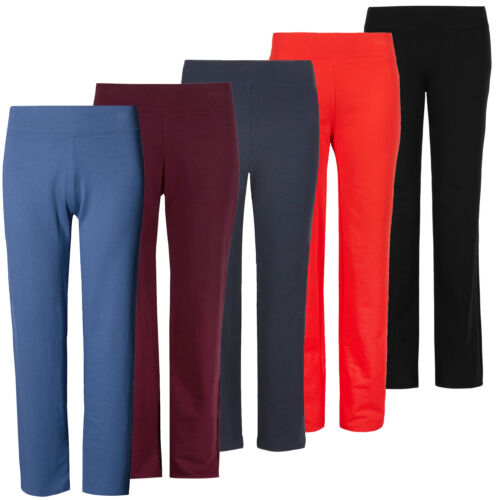 Jogging Bottoms Lounge Pants New Womens Cotton Rich Joggers Ex Famous Store - Afbeelding 1 van 8