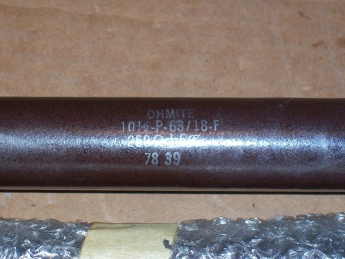 NUEVO OHMITE 10-1/2-P-63-18-F MONTAJE CHASIS 250 OHMITE 5% RESISTENCIA P445B - Imagen 2 de 4