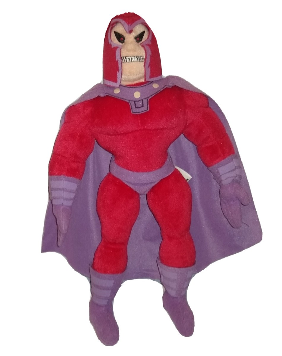 KellyToy Marvel X-Men MAGNETO Red Villian 16in Doll 2001 Red
