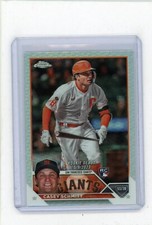 2023 Topps Chrome Update Base Refractor #USC134 Casey Schmitt RC San Francisco