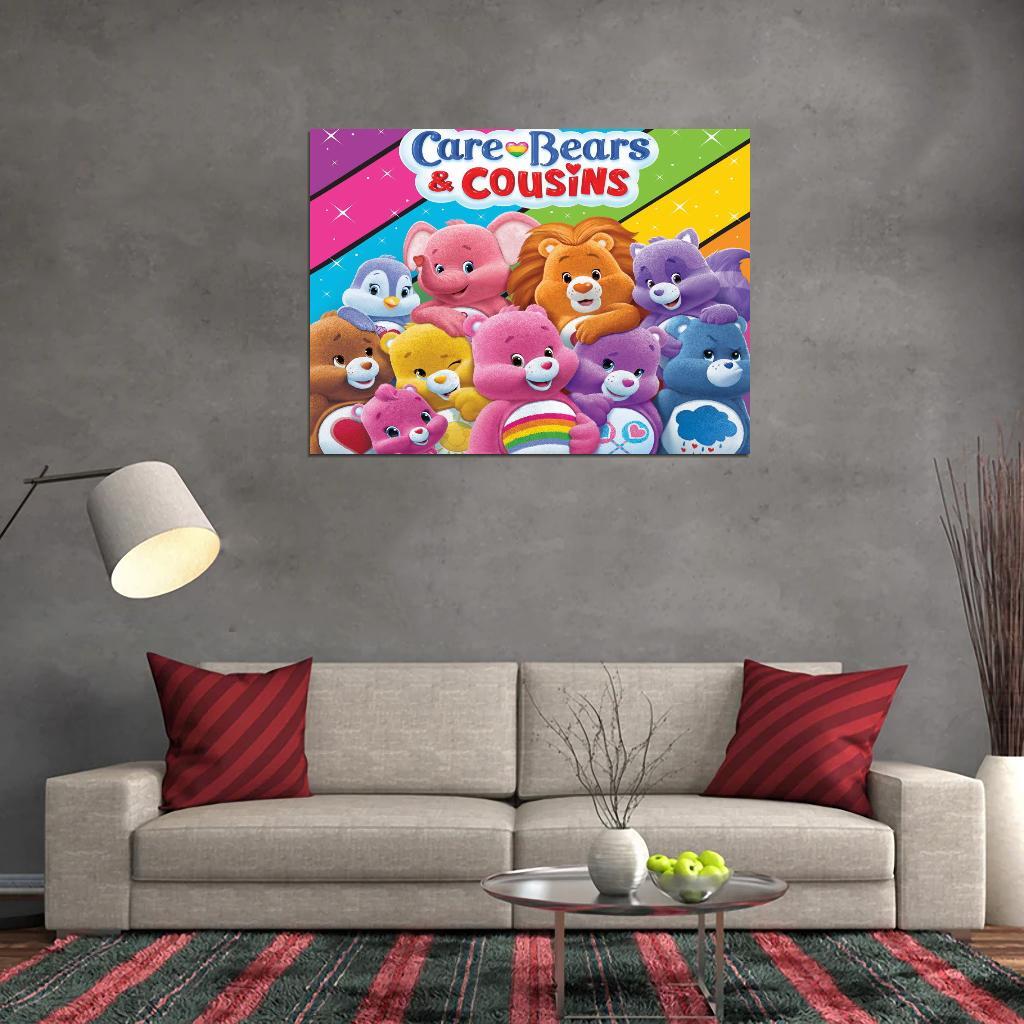 V8052 Care Bears And Cousins Cute Characters Cartoon Art WALL