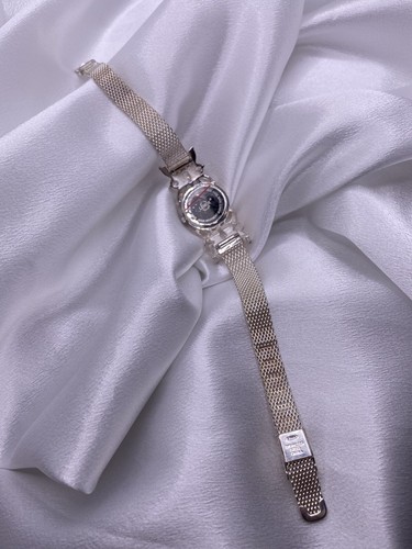 Lenox 925 Sterling Silver “The Crystal Butterfly Watch” Ladies Dainty Cocktail. - Picture 6 of 11