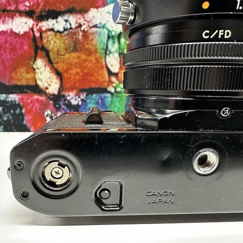 Black Canon AE-1 SLR 35mm Film Manual Camera Clean Untested Photos Vintage Rare - Picture 13 of 24