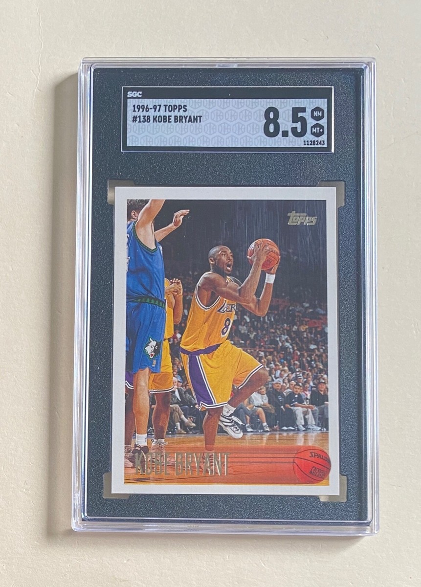 1996-97 Topps #138 Kobe Bryant RC rookie SGC 8.5 #S1577 | eBay