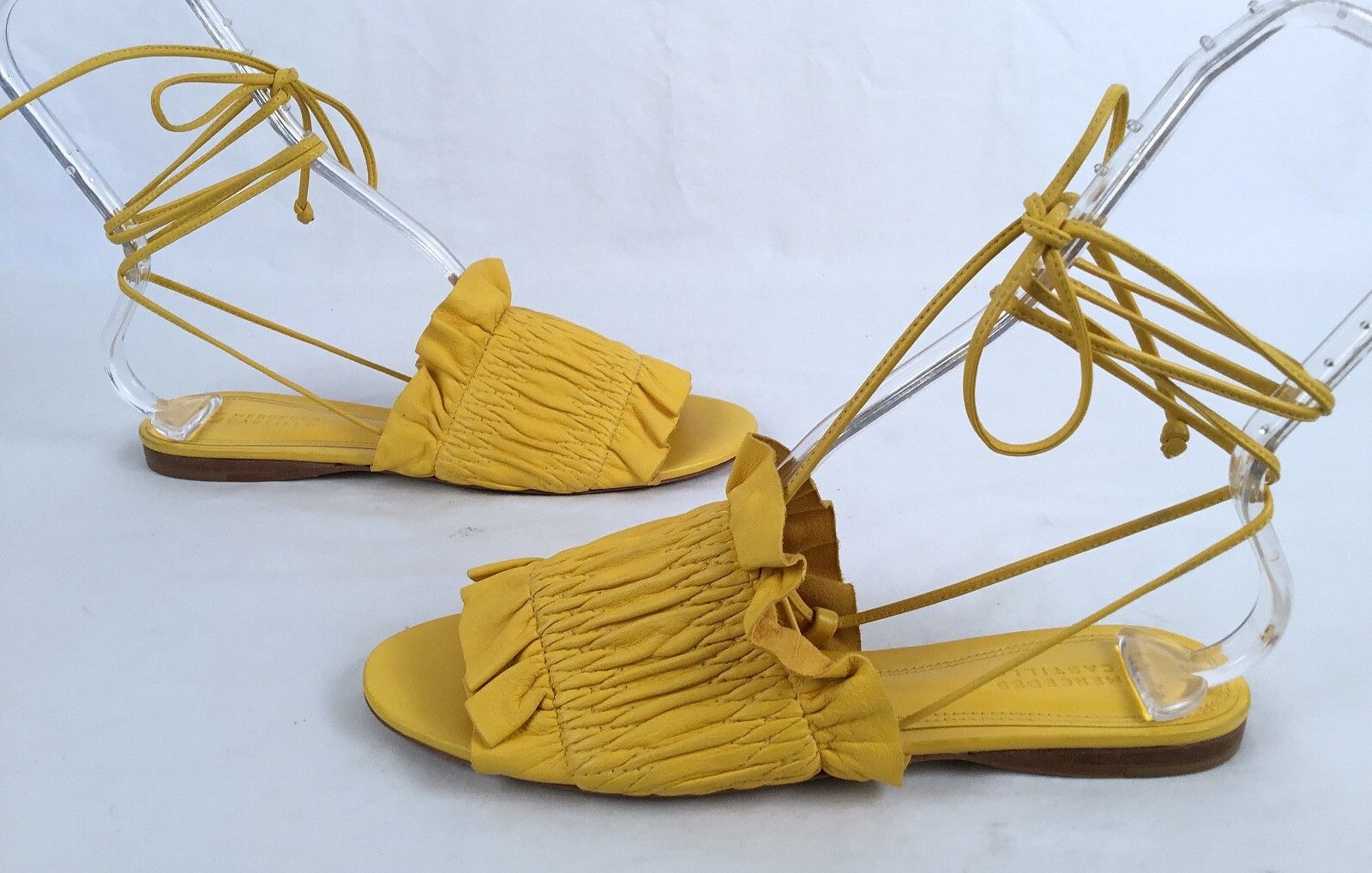 NEW!! Mercedes Castillo 'Alesandra'- Sandal -Yellow- Size US 8 /EU 38-$ 350  (J7) | eBay