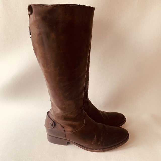 frye tall boots with zipper