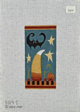 Melissa Shirley Handpainted Needlepoint Canvas 13ct 589C 6 x 3 Halloween