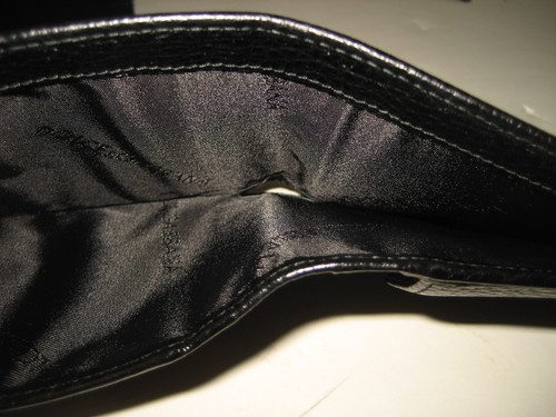 NEU Dolce & Gabbana D&G Herren-Geldbörse mit Kieselsteinen aus schwarzem Leder mit Doppelfaltung Italien Box - Bild 11 von 12