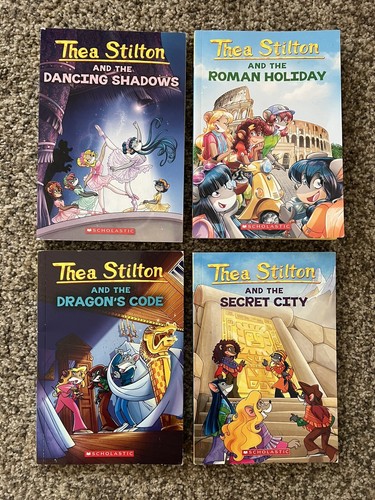 Geronimo Thea Stilton Lot of 10 Books Spacemice And Cavemice Softcovers - Picture 5 of 6