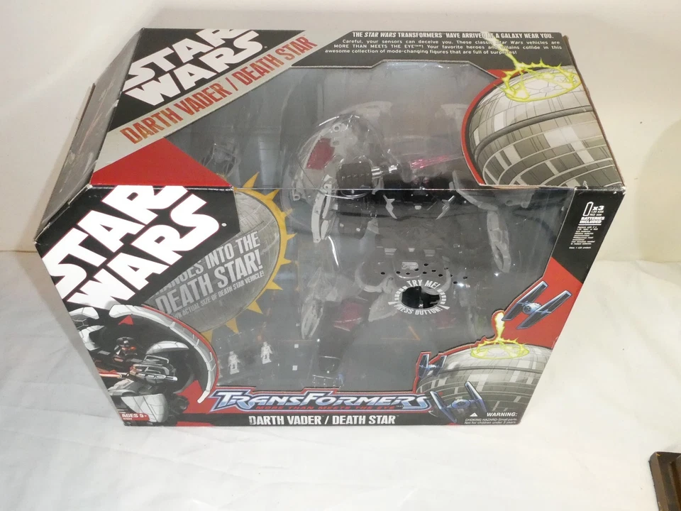 Star Wars Transformers Darth Vader Death Star 2007 new sealed misb hasbro - Image 2 of 4