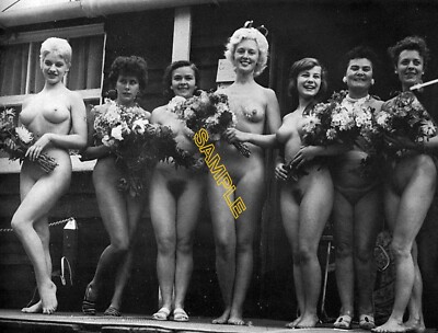 Classic Vintage Nude Beauty Contest Girls Photo N124