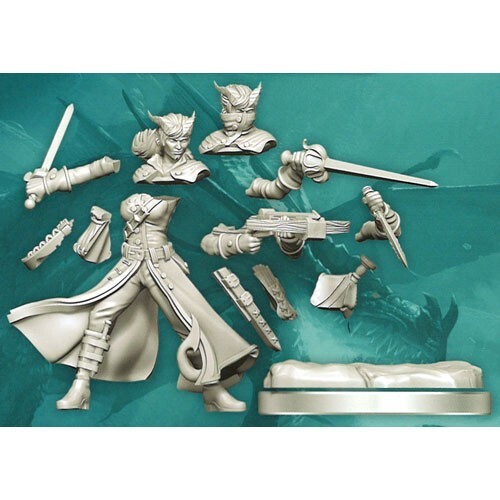 D&D Frameworks - Tiefling Rogue (1) Miniature Wizkids - Picture 2 of 2