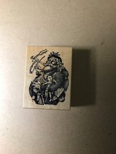 PSX F-301 Old World Santa Claus Rubber Stamp   1988