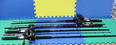 Okuma Black Classic Pro 8' 6'' Line Counter Trolling Combo CPDR86-MA30D 4 Pack