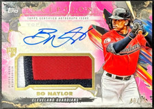 2023 Topps Inception BO NAYLOR Autograph Jersey PATCH  #D/75