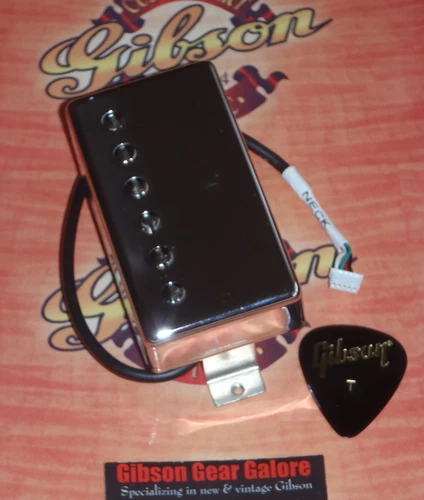Gibson Les Paul Pickup 490R Chrome Guitar Parts SG Humbucker Neck Quick Connect