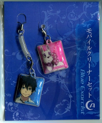 strap accessory set Ao no blue Exorcist anime movic Okumura Rin - Picture 2 of 4