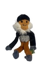 Wild Republic UK Monkey Black White Gray Brown Plush Soft Stuffed Animal