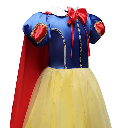 Rubie's Costume Biancaneve Per Bambine E Ragazze – Abito Deluxe Con Glitter E Cammeo - 4