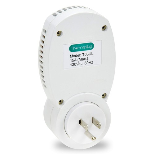 Programmable Thermostat Outlet Plug for Space Heaters and A/Cs, 120v/ 110v 15... - 第 2/6 張圖片