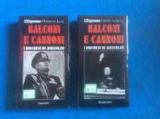 Balconi e cannoni 2 vhs I discorsi di Mussolini Istituto Luce Duce NUOVE